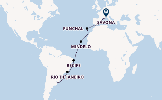 Costa Serena - Südamerika trifft Europa