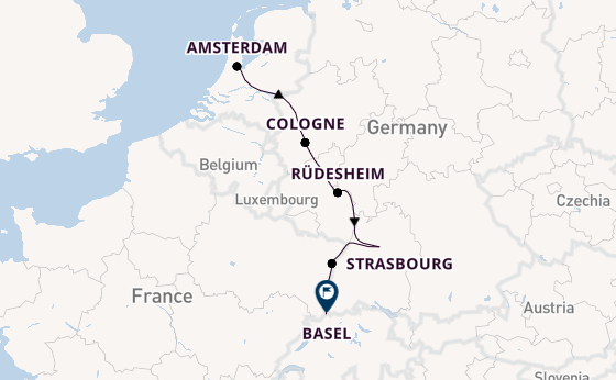 Rhine from Amsterdam, Netherlands with the AmaFiora