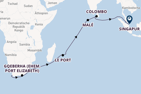Südafrika ab Kapstadt, Südafrika auf der Mein Schiff 6