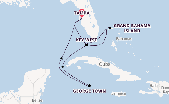 Caribbean from Tampa, Florida with the Celebrity Constellation