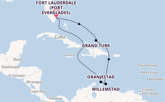 Caribbean from Fort Lauderdale (Port Everglades), Florida with the Celebrity Beyond