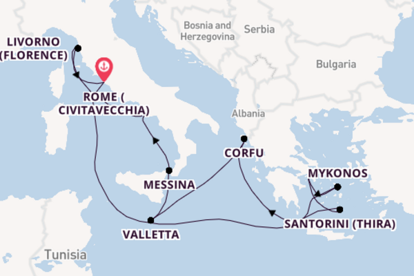 Mediterranean From Rome with the Norwegian Epic