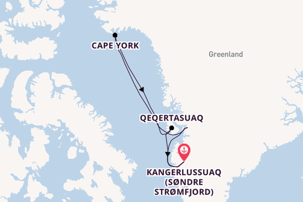 Arctic from Kangerlussuaq (Søndre Strømfjord), Greenland with the HANSEATIC spirit