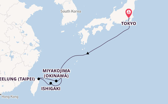 Japan from Tokyo, Japan with the MSC Bellissima