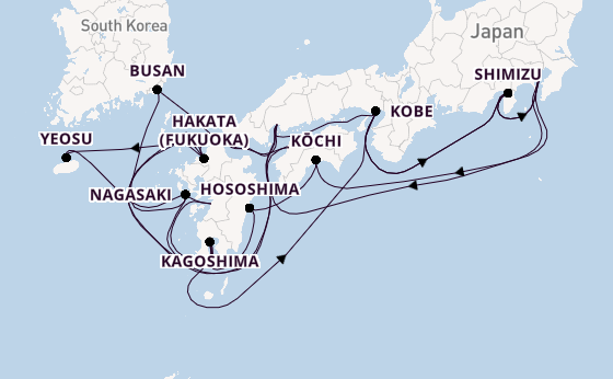 Japan from Tokyo, Japan with the Seabourn Encore