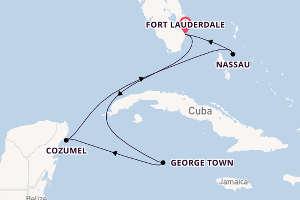Caribbean vanaf Fort Lauderdale, Verenigde Staten met de Celebrity Beyond