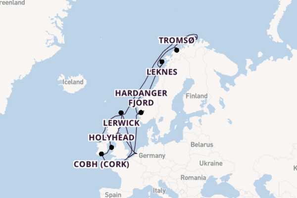 British Isles from Rotterdam, The Netherlands with the Nieuw Statendam