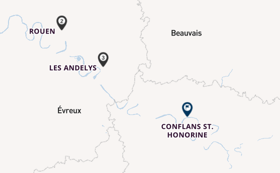 Seine ab Paris, Frankreich auf der VIVA BEYOND