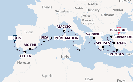 Mediterranean from Istanbul, Turkey with the Seabourn Quest