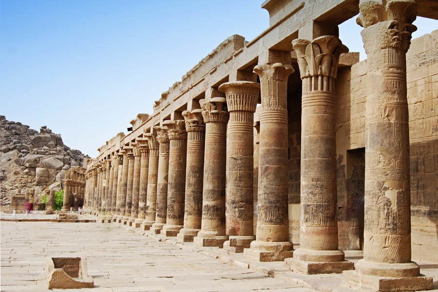 Nile River from Luxor, Egypt with the AmaLilia