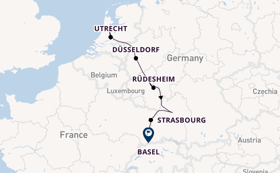 Rhine River, Europe from Amsterdam, Netherlands with the AmaPrima