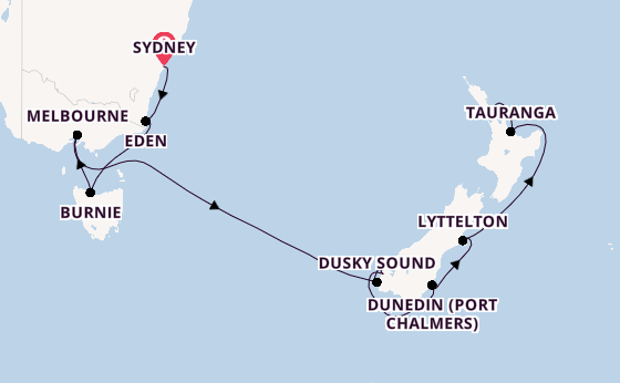 Australia and New Zealand from Sydney, Australia with the Norwegian Spirit 