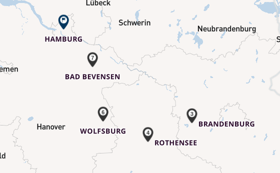 Elbe ab Potsdam, Deutschland auf der KATHARINA VON BORA