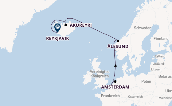 Norwegen ab Southampton, Großbritannien auf der Norwegian Getaway