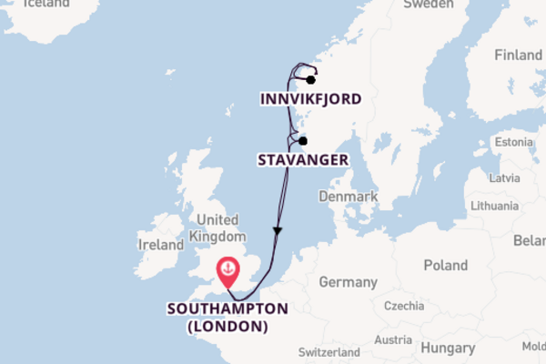 Norway From Southampton with the Iona