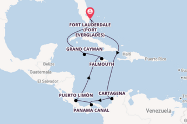 11 day cruise with the Caribbean Princess to Fort Lauderdale (Port Everglades)