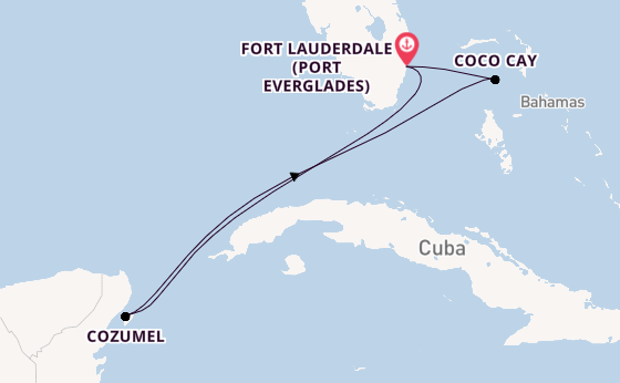 Caribbean from Australia with the Oasis of the Seas