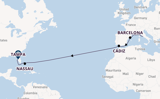 Transatlantic from Rome (Civitavecchia), Italy with the Norwegian Gem
