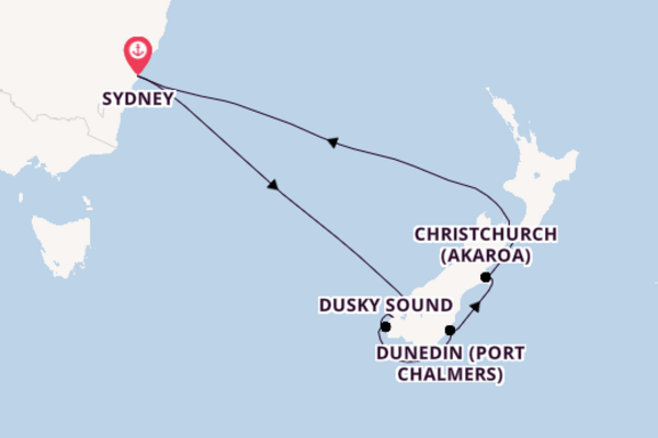 New Zealand from Sydney, Australia with the Ovation of the Seas