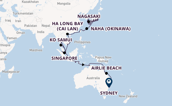 Japan from Tokyo, Japan with the Seven Seas Explorer