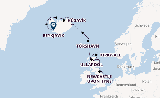 Vereinigtes Königreich ab Ijmuiden, Niederlande auf der Sonata (Oceania)