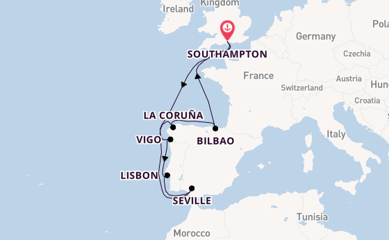 British Isles from Australia with the Freedom of the Seas
