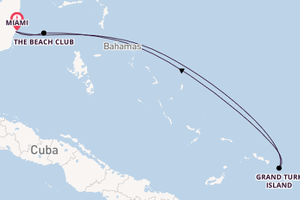 Caribbean from Miami, Florida, USA with the Valiant Lady