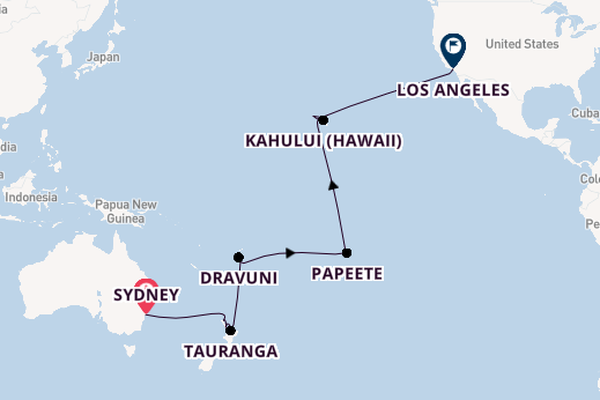 French Polynesia, Hawaii & South Pacific Crossing