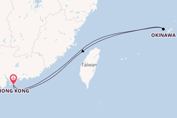 China from Hong Kong, China with the Spectrum of the Seas