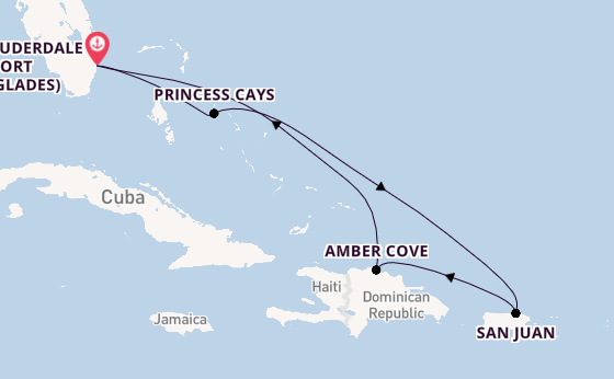 Caribbean from Australia with the Sun Princess