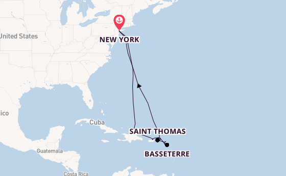 Caribbean from New York with the Norwegian Bliss 