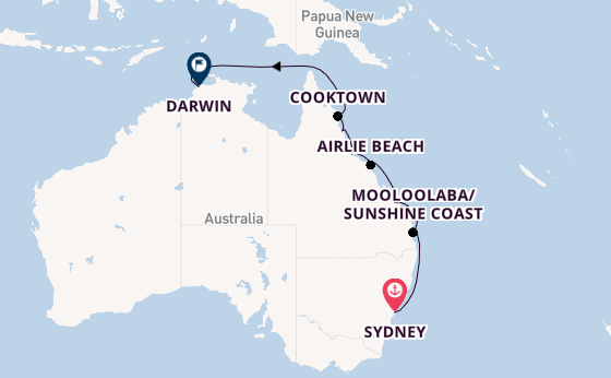 Australia from Sydney, Australia with the Seven Seas Explorer
