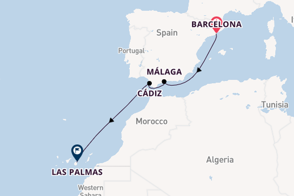Van Barcelona tot de Canarische Eilanden: La Dolce Vita op zee