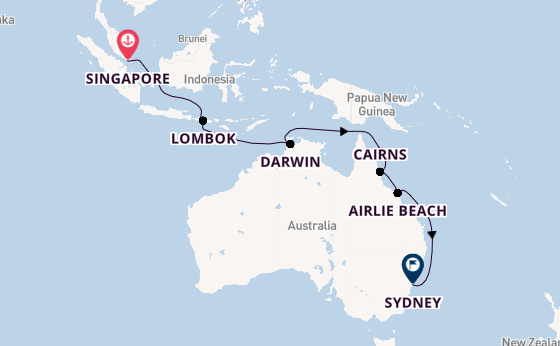 Walls, Warriors & Shanghai Tour with Luxury South East Asia to Australasia All Inclusive Voyage with Singapore & Sydney Hotel Stays