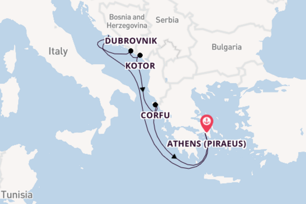 Journey with Virgin Voyages from Athens (Piraeus)