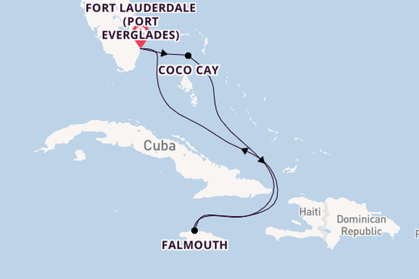 Captivating Caribbean with Miami Stay