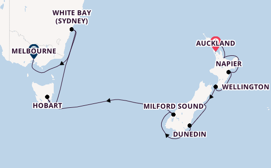 Australia and New Zealand from Auckland, New Zealand with the Azamara Pursuit