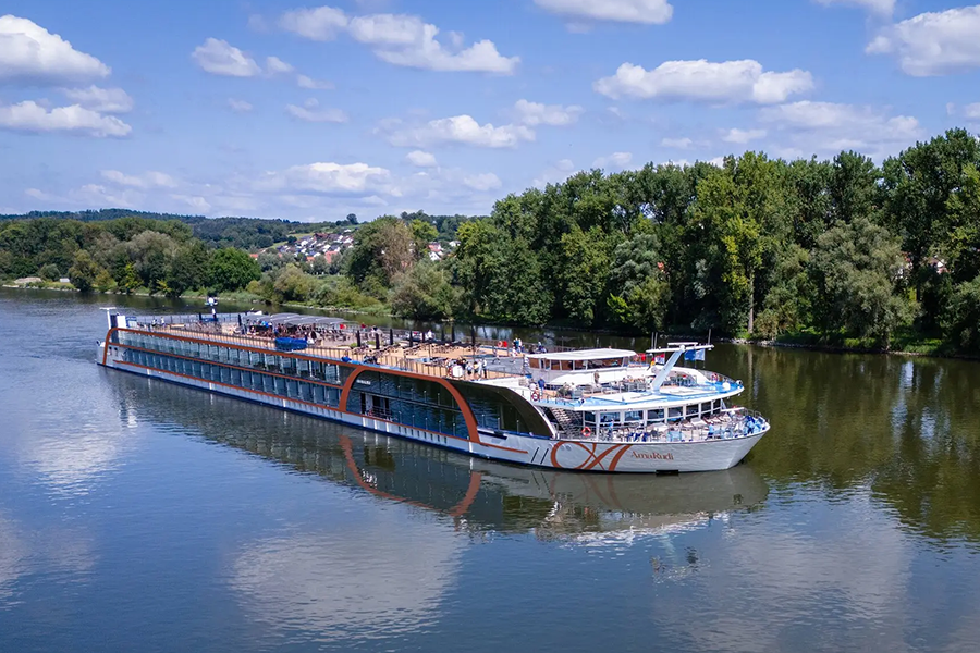 Danube from Budapest, Hungary with the AmaRudi