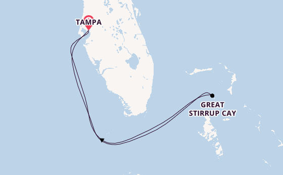 Caribbean from Tampa, Florida, USA with the Norwegian Gem