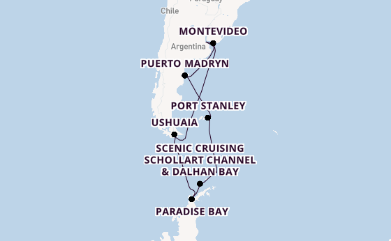 South America from Buenos Aires, Argentina with the Celebrity Equinox