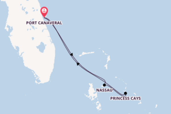 5daagse cruise met de Carnival Freedom vanuit Port Canaveral