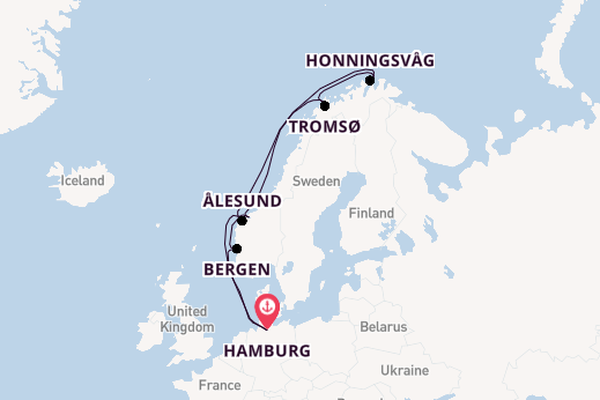 Scandinavia from Hamburg, Germany with the MSC Preziosa