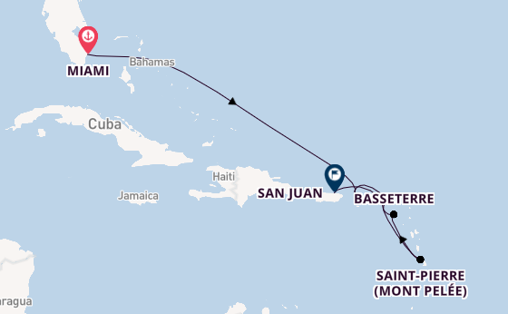 Caribbean vanaf Miami, Verenigde Staten met de EXPLORA III