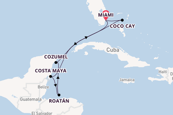 Tropical Bliss: Western Caribbean Cruise with Perfect Day & Miami Escape