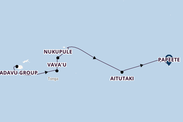 Polynesia from Lautoka, Fiji with the Seabourn Pursuit