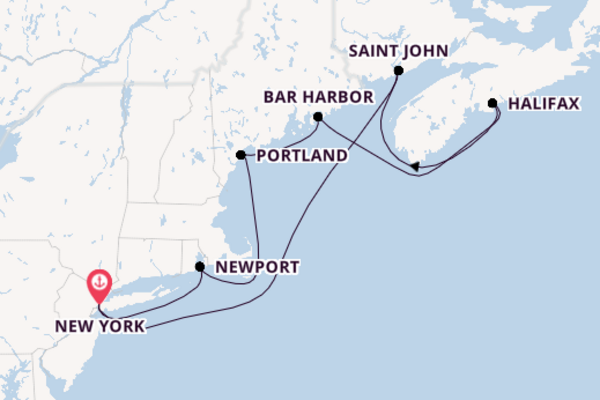 East Coast USA From New York, United States with the Norwegian Getaway