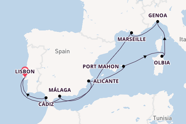 Lisbon & The Latin Coastlines Cruise Experience With Stay