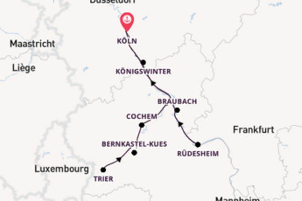 In 8 Tagen nach Köln über Braubach