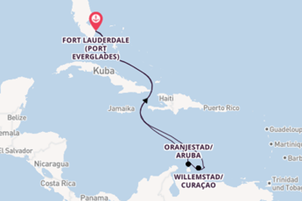 Südliche Karibik ab Fort Lauderdale (Port Everglades), USA auf der Regal Princess