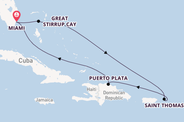 Caribbean From Miami with the Norwegian Encore